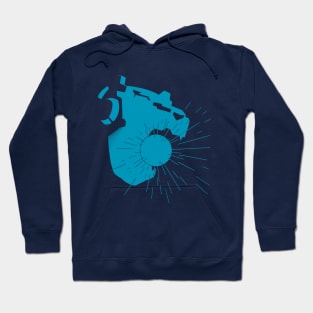 Blue Lion Charge Hoodie